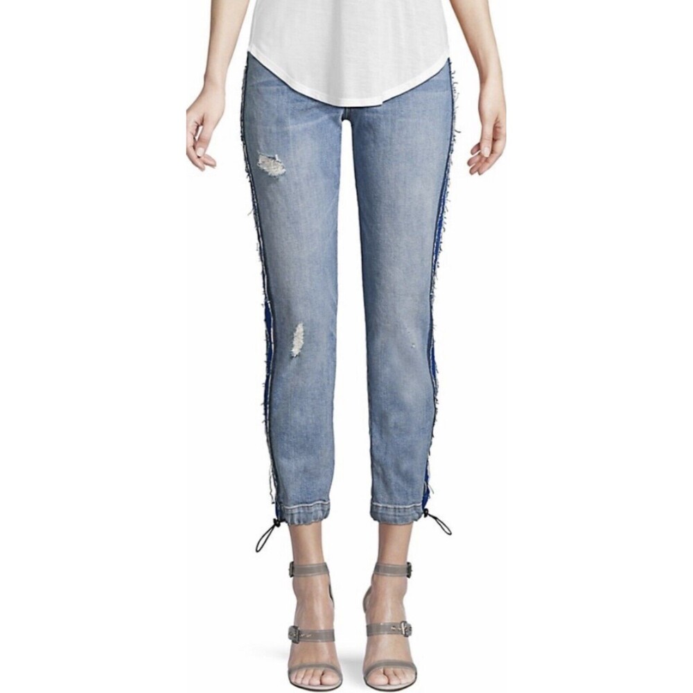 Hudson Women's Jeans Distressed Jesse Boyfriend Ankle Size 28 X 27 NWOT $265